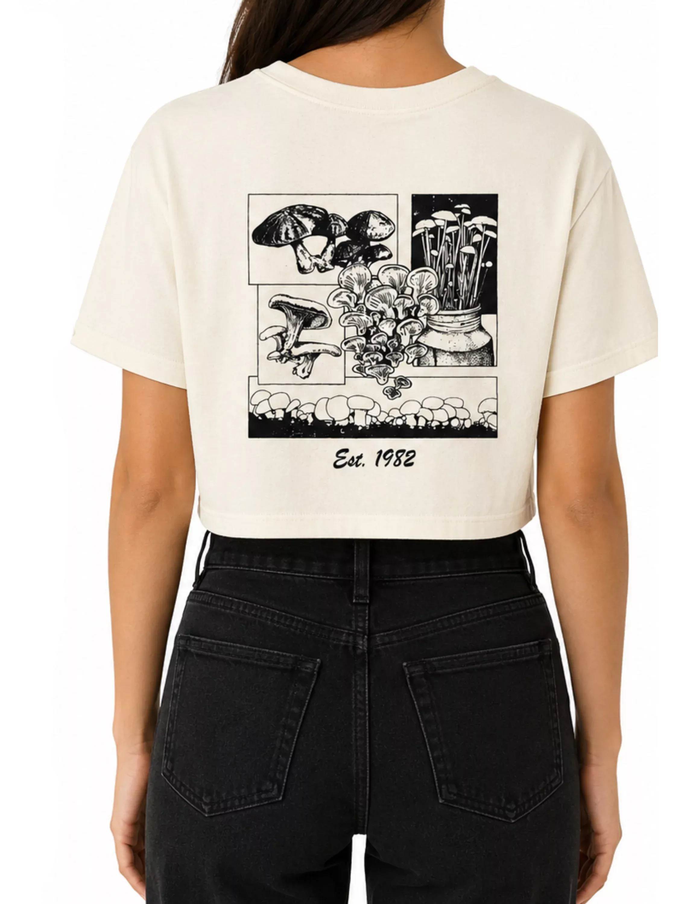 40th Anniversary Crop Top T-Shirt