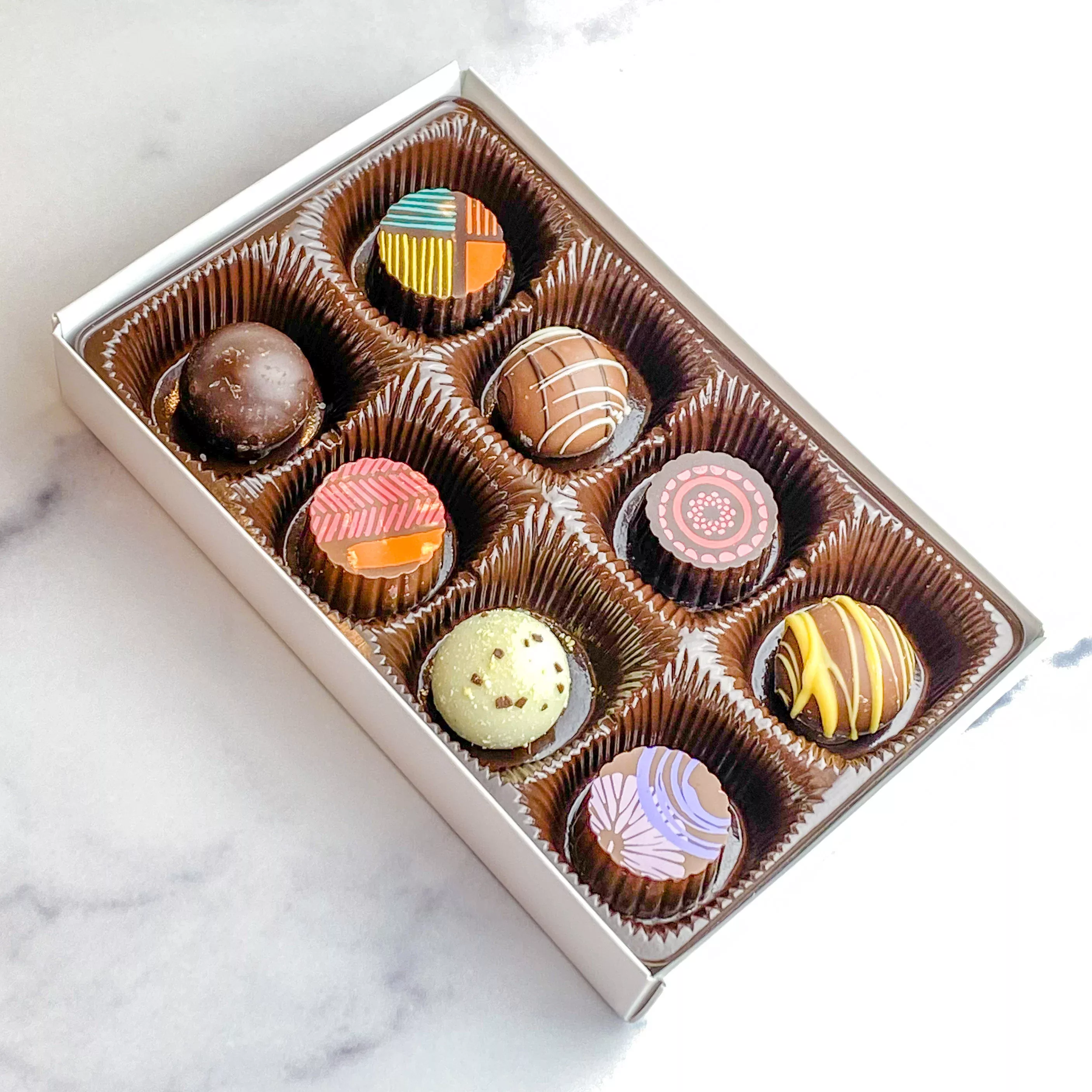 8 Piece Truffle Box