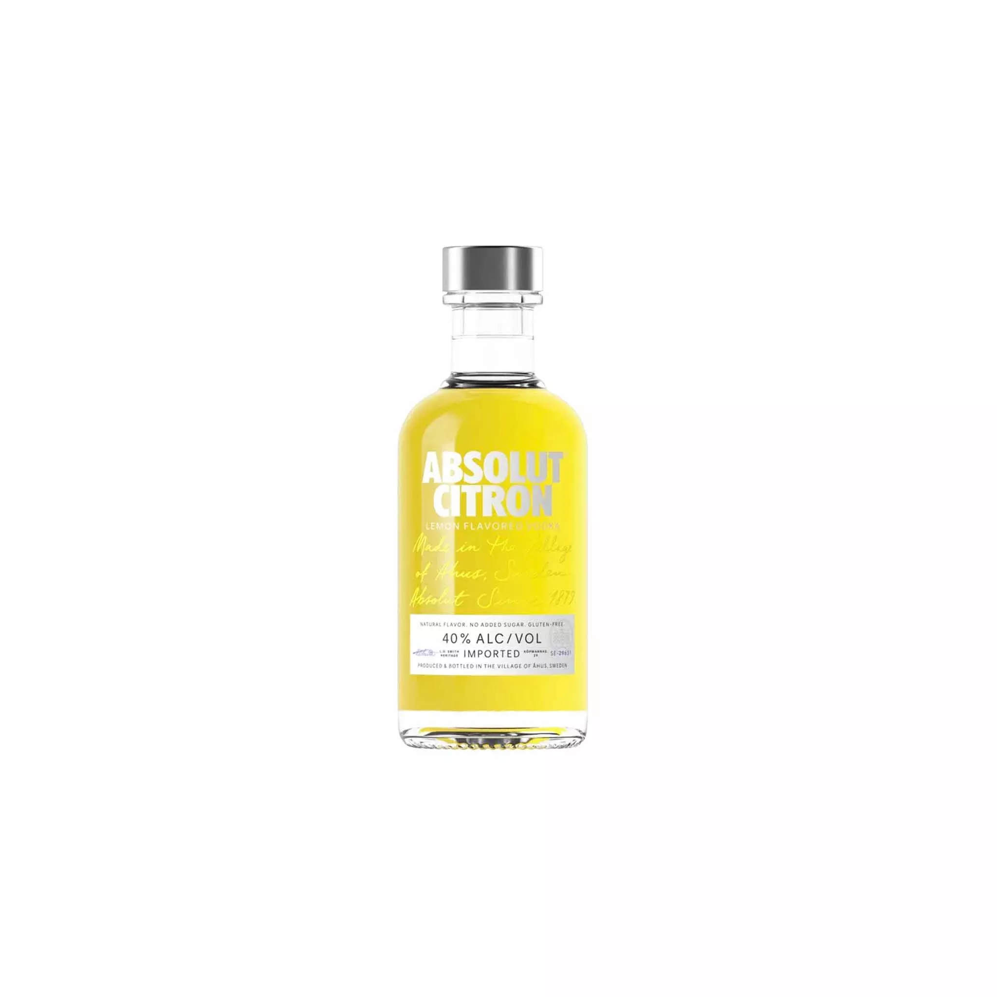 ABSOLUT CITRON LEMON FLAVORED VODKA MINIATURE 50ml