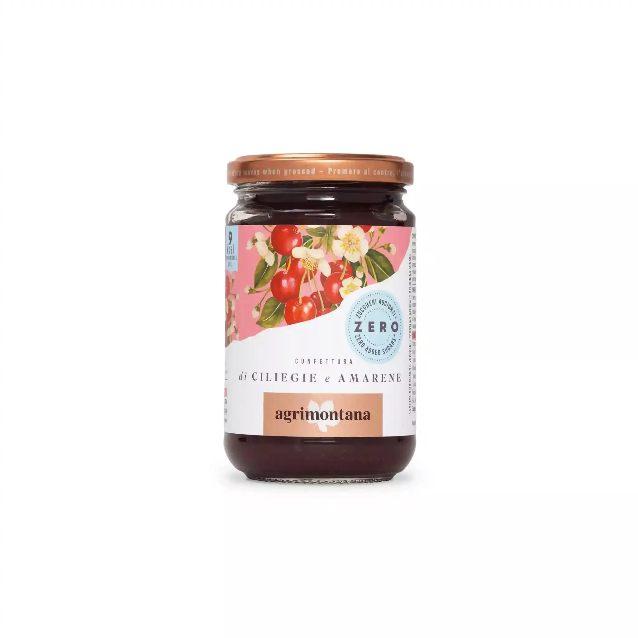AGRIMONTANA ZERO SUGAR SOUR CHERRY JAM 300g