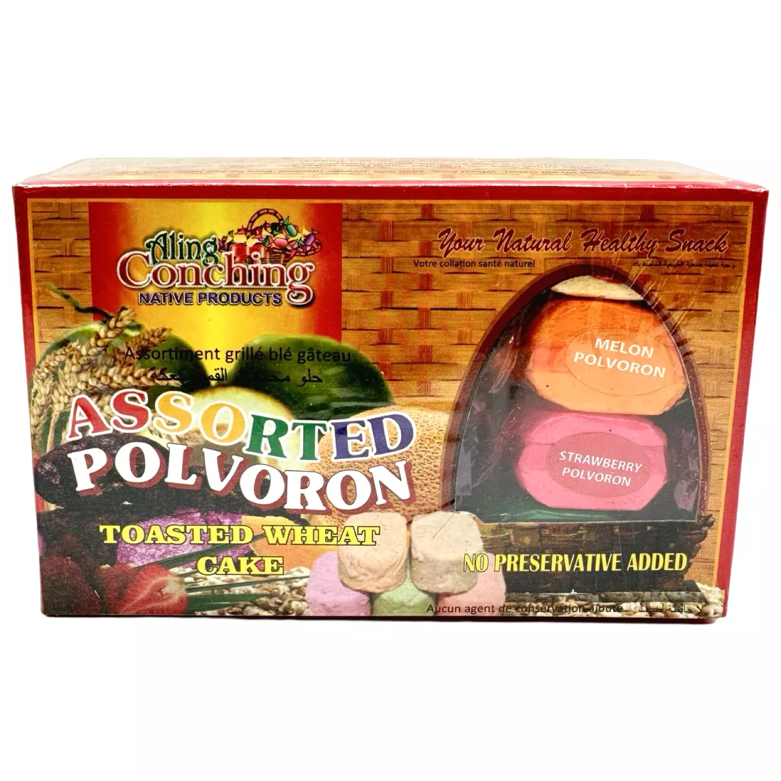 Aling Conching -Assorted Polvoron - 18 Pieces - 500 G