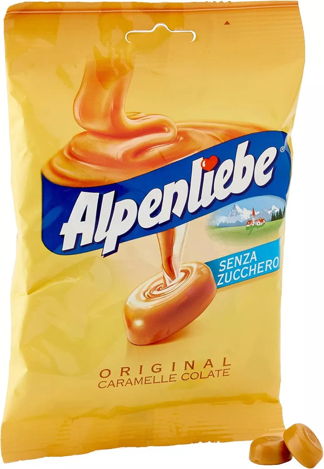 Alpenliebe Original Candy, Italian Hard Candy, Sugar Free, 2.8 oz | 80g