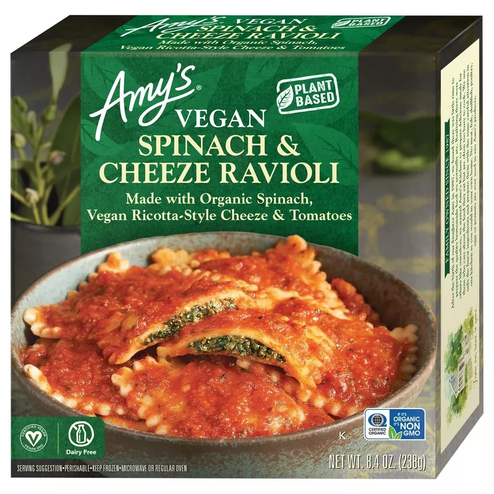 Amy's - Vegan Spinach & Cheeze Ravioli