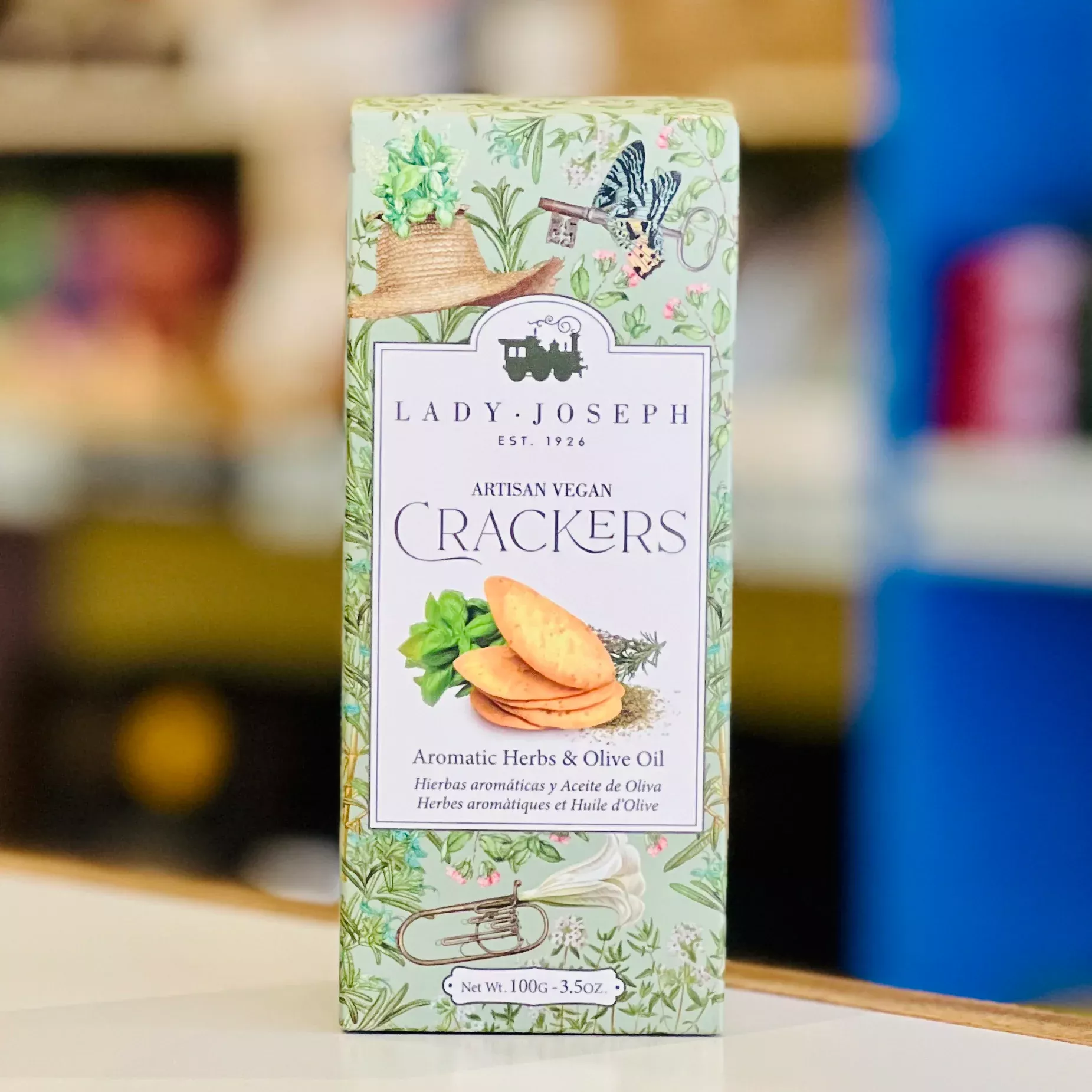 Aromatic Herbs & Olive Oil Crackers