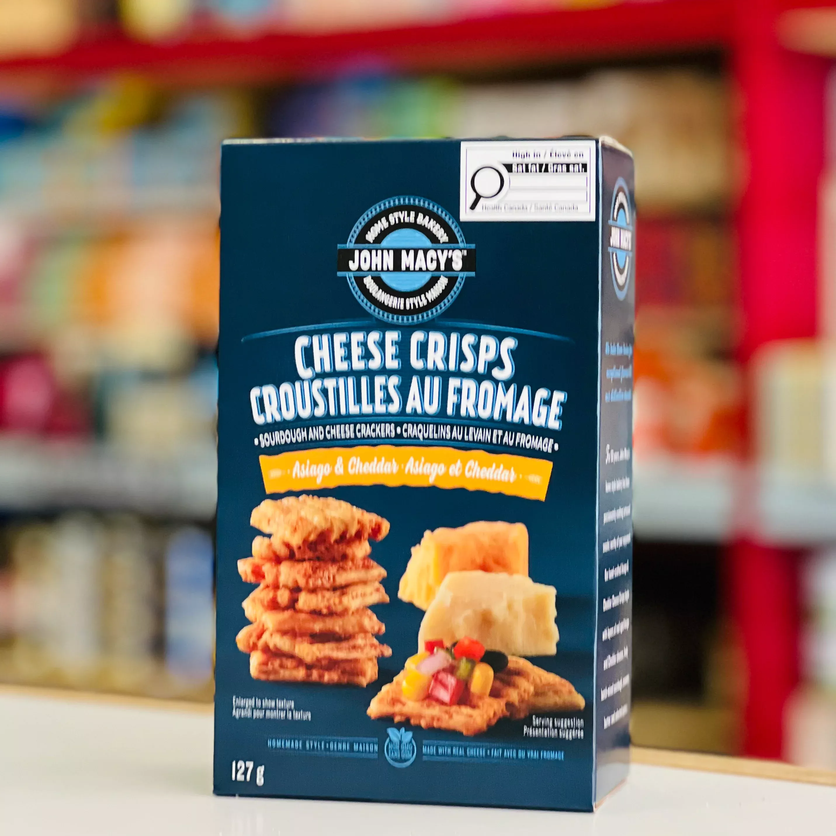 Asiago and Cheddar Cheese Crisps