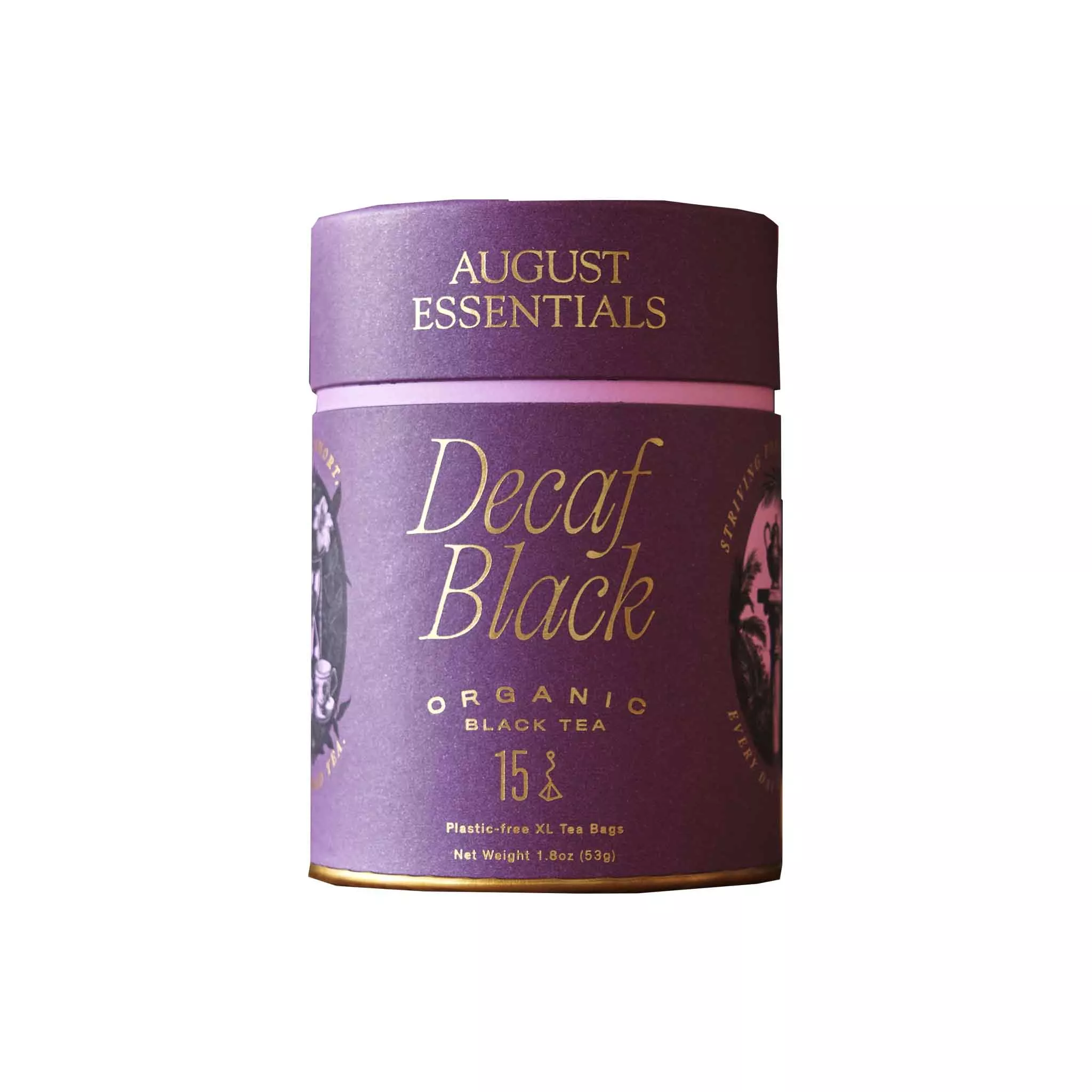 AUGUST ESSENTIALS DECAF BLACK ORGanic BLACK TEA 1.8oz