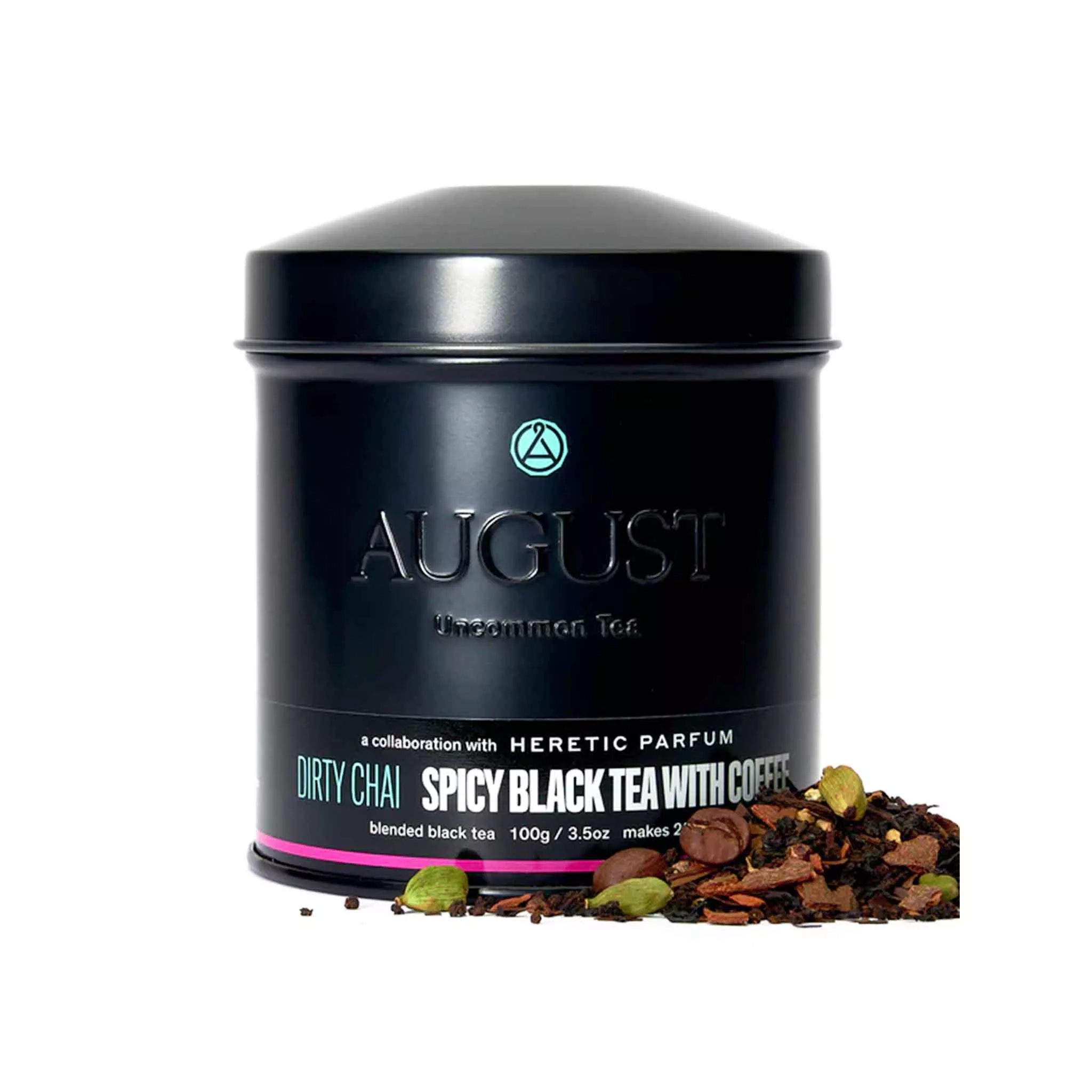 AUGUST UNCOMMON DIRTY CHAILOOSE LEAF TEA TIN 100g