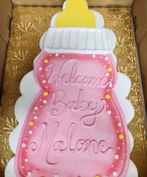 Baby Bottle Cupcake Cake (24 total)
