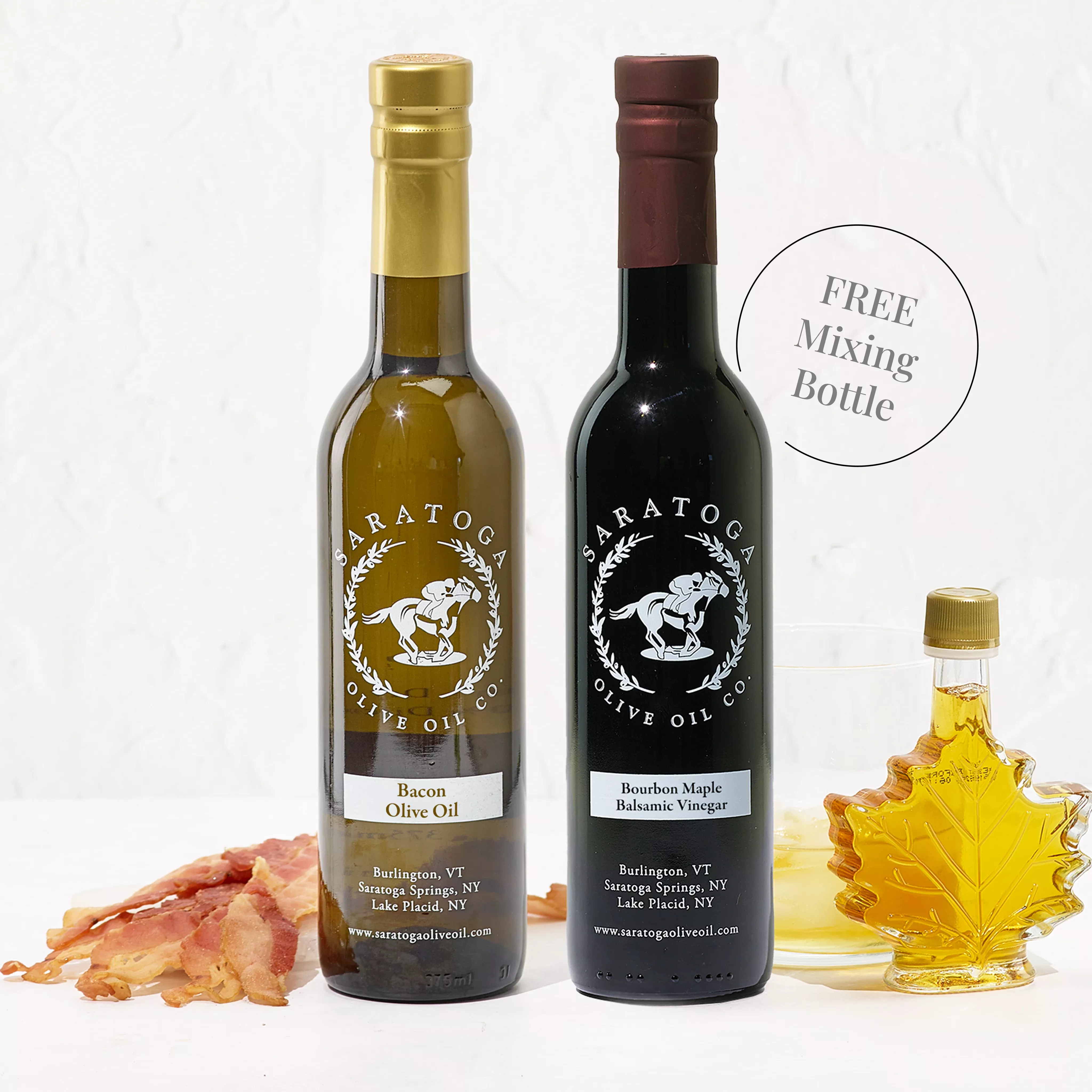 Bacon Olive Oil & Bourbon Maple Balsamic Vinegar