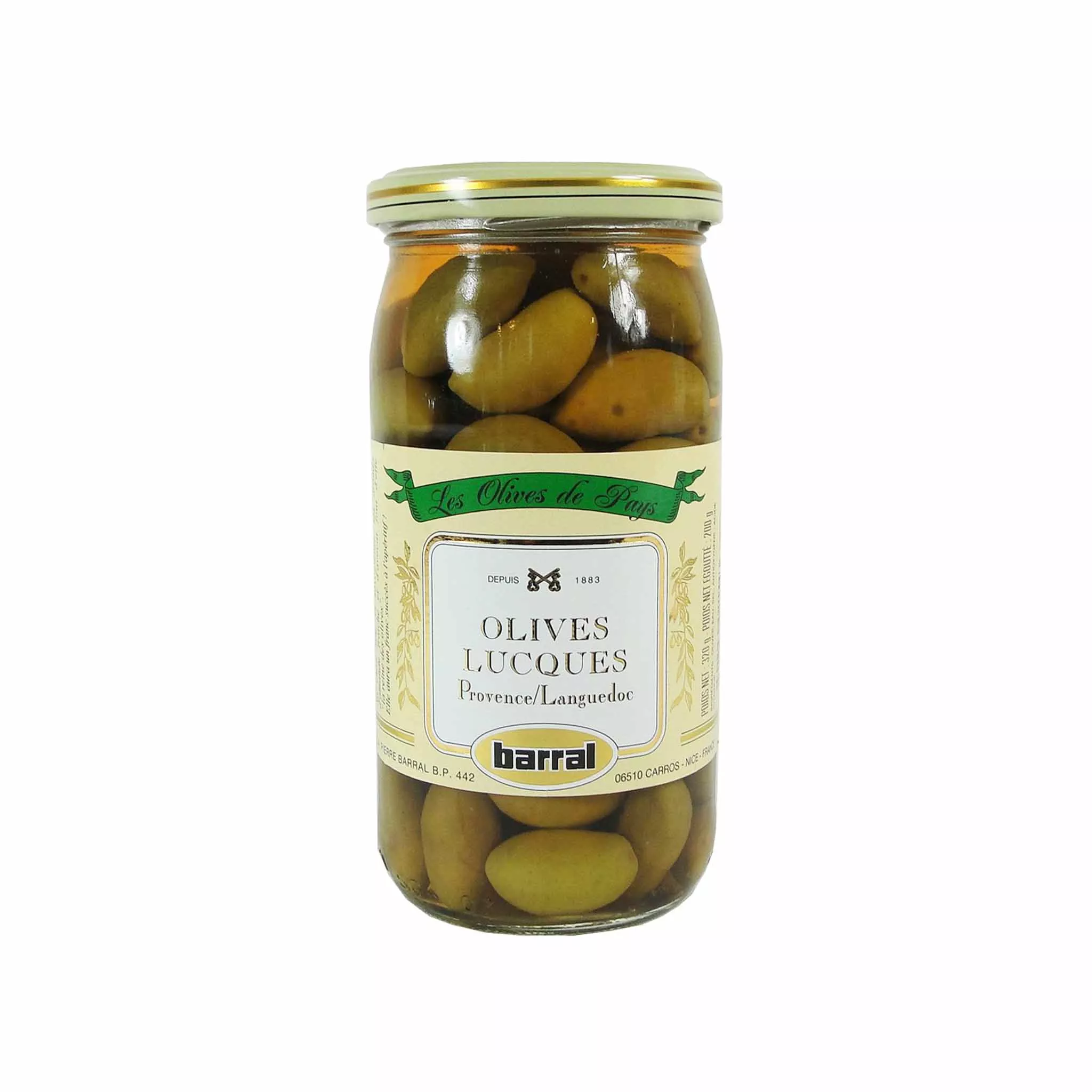 BARRAL LUCQUES OLIVES 335g