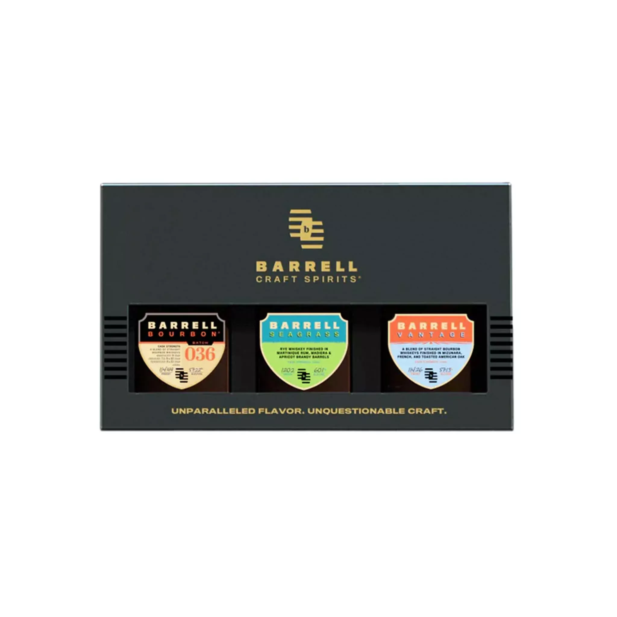 BARRELL GIFT SET OF 3 VANTAGE/SEAGRASS/BOURBON