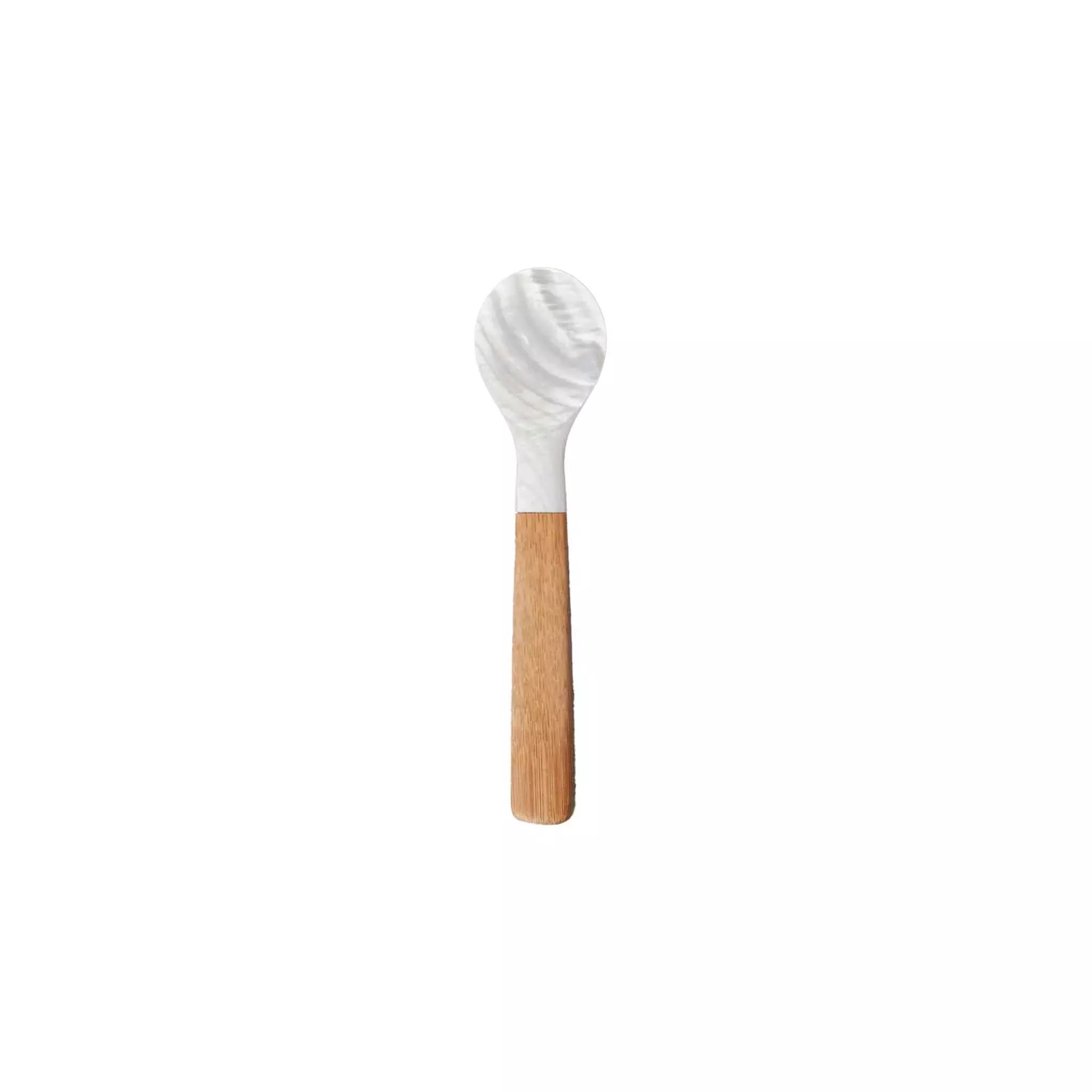BE HOME MEDIUM SEASHELL & BAMBOO SPOON