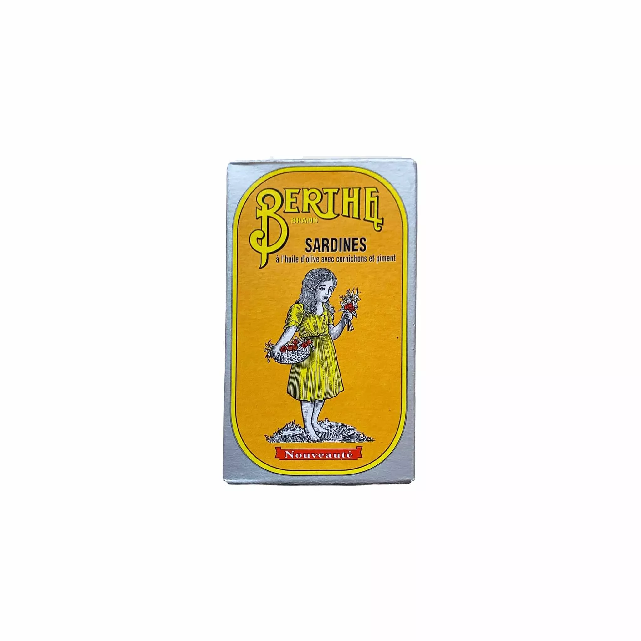 BERTHE SPICED SARDINES IN OLIVE OIL WITH PICKLES 125g