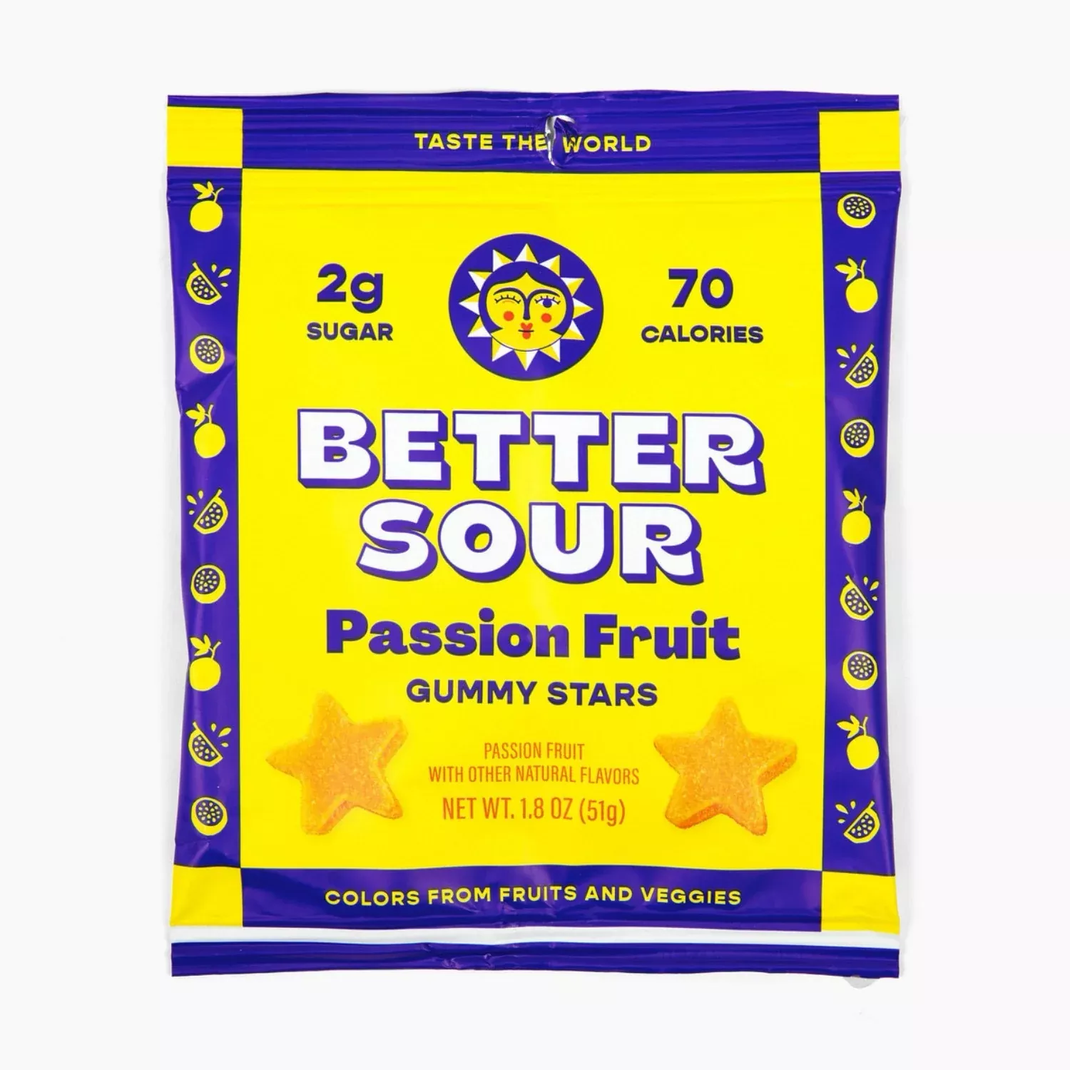 Better Sour - Passion Fruit Gummy Stars