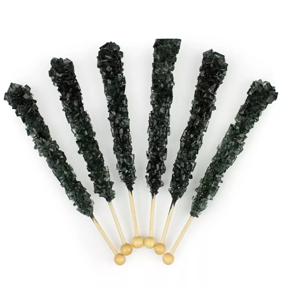 Black Cherry Rock Candy on a Stick