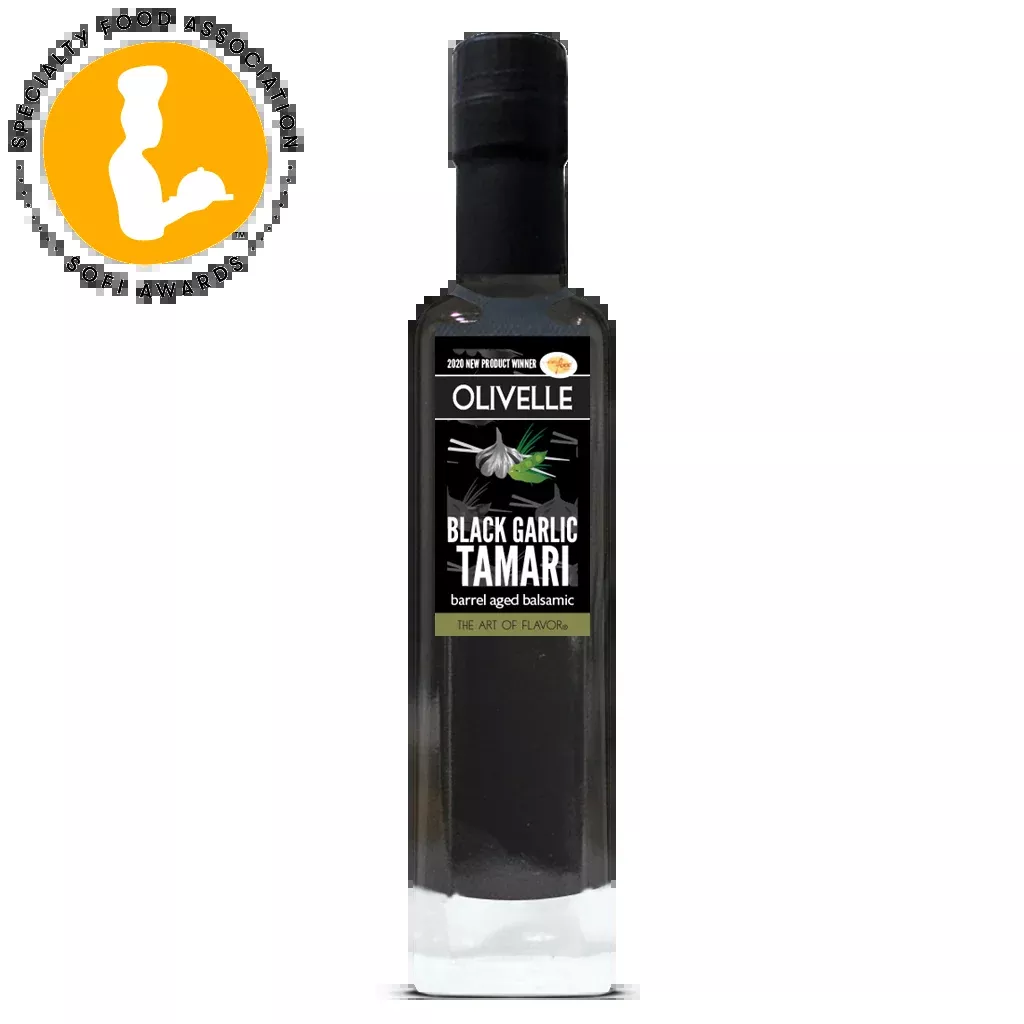 Black Garlic Tamari Barrel Aged Balsamic