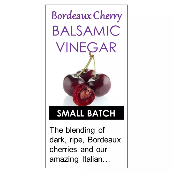 Bordeaux Cherry Balsamic Vinegar (Oak Aged)
