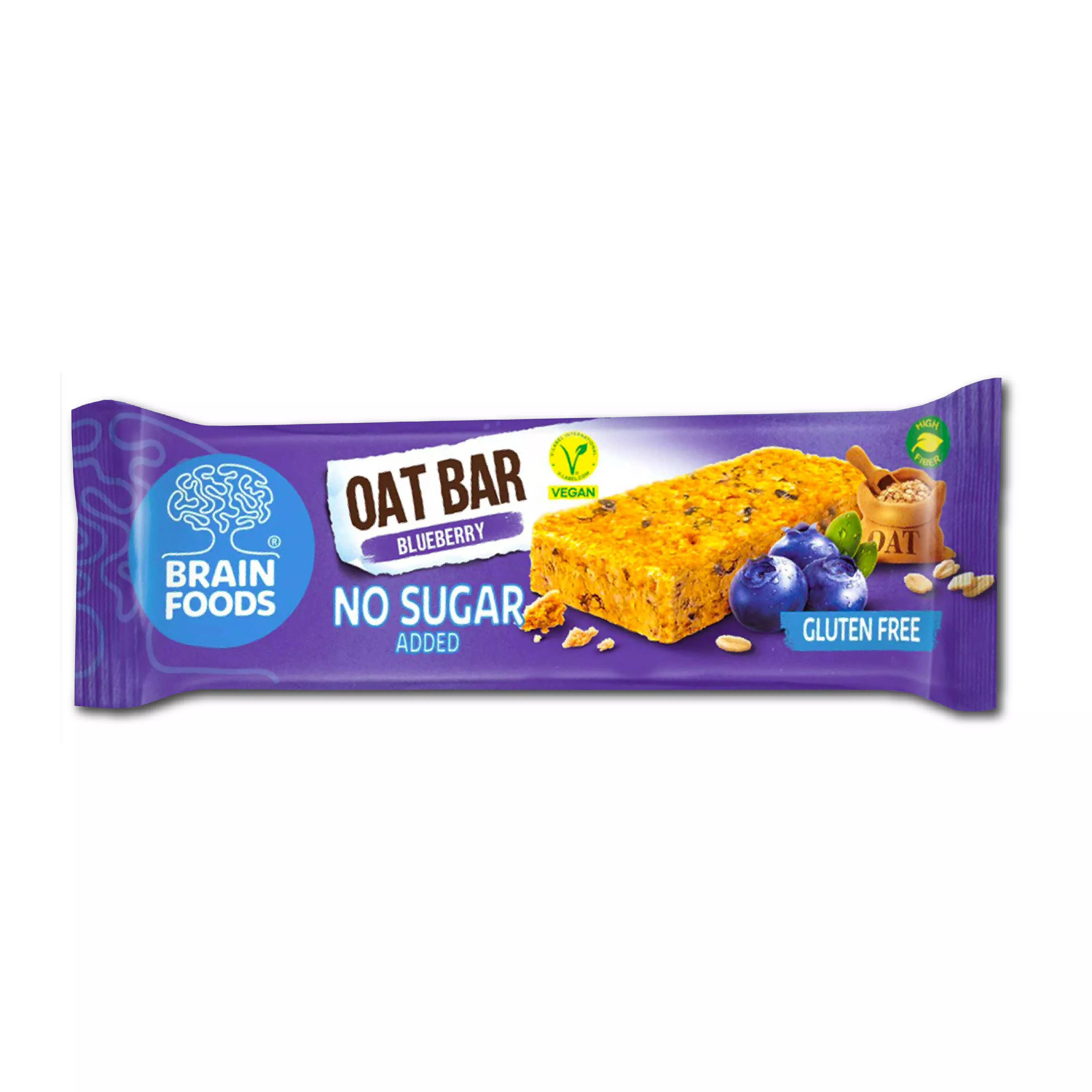 BRAIN FOODS- Oat Bars (Blueberry)