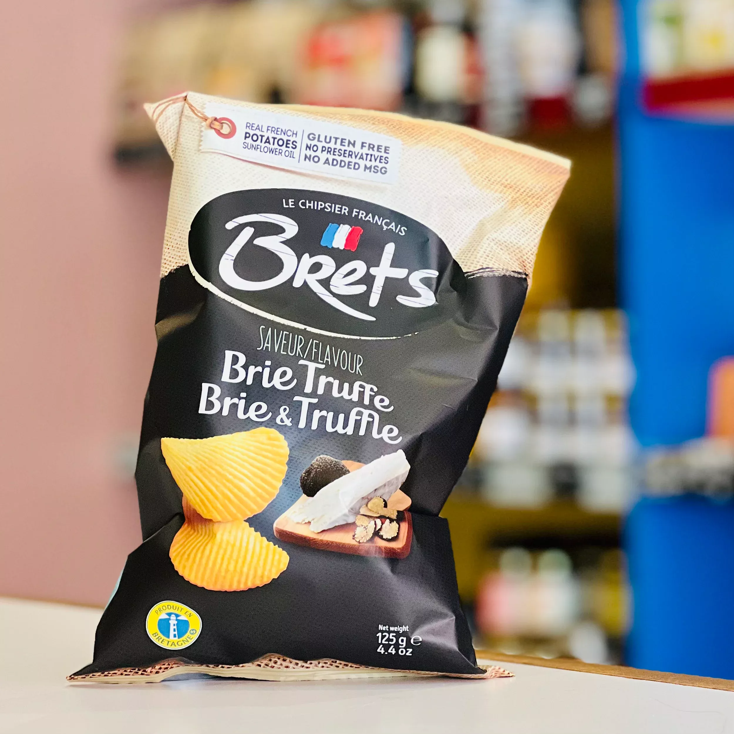 Brie and Truffle Potato Chips