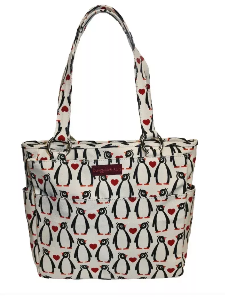 Bungalow360 - Pocket Bag "Penguins"