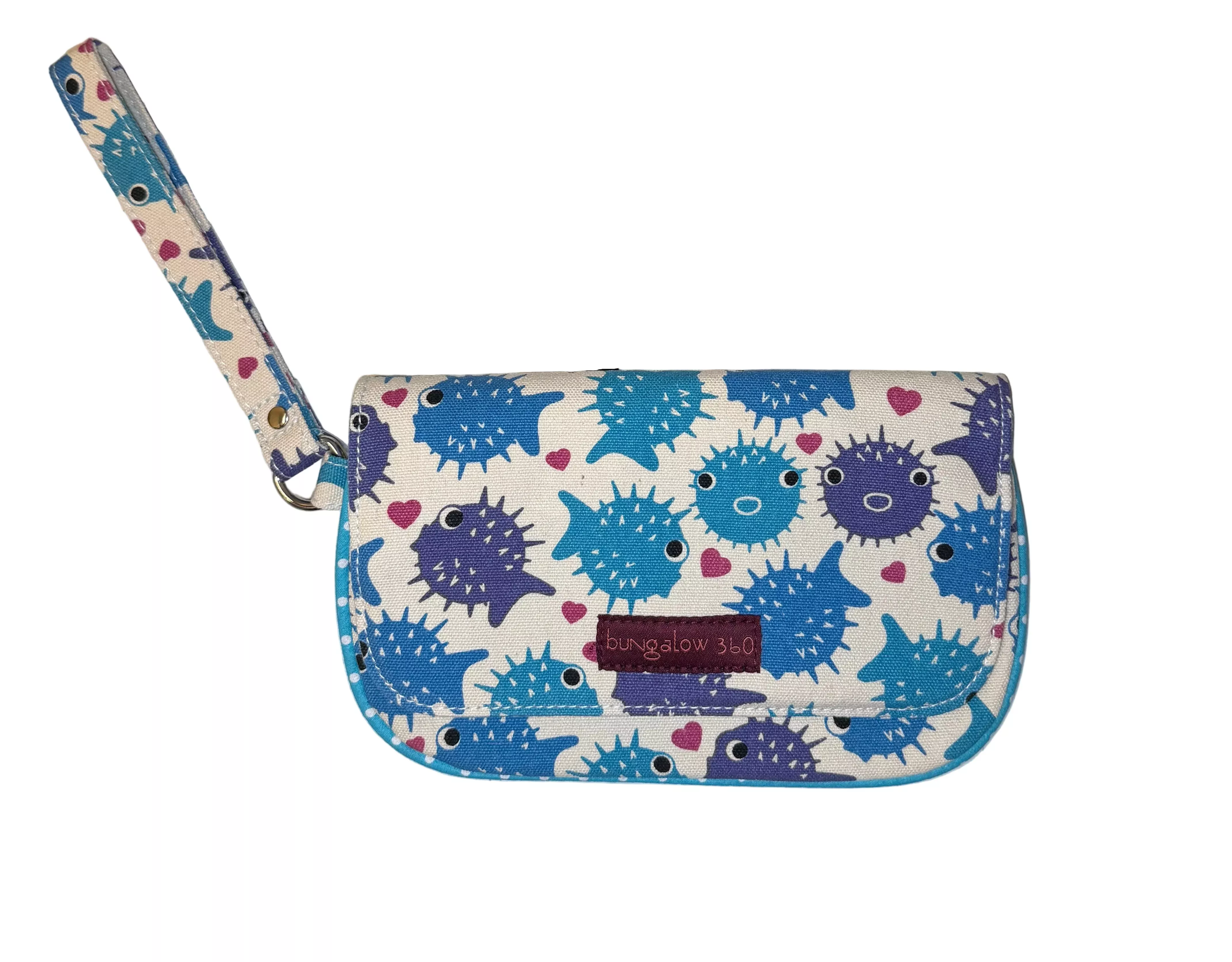 Bungalow360 Wristlet "Puffer Fish"