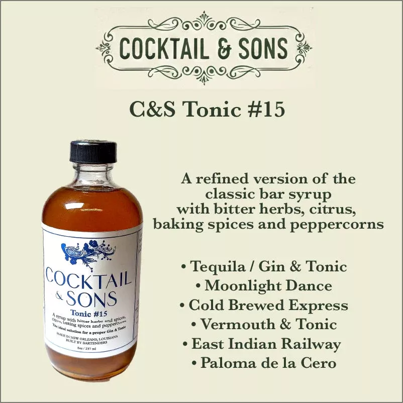 C&S Tonic #15: The Definitive Botanical Bitter (8oz)