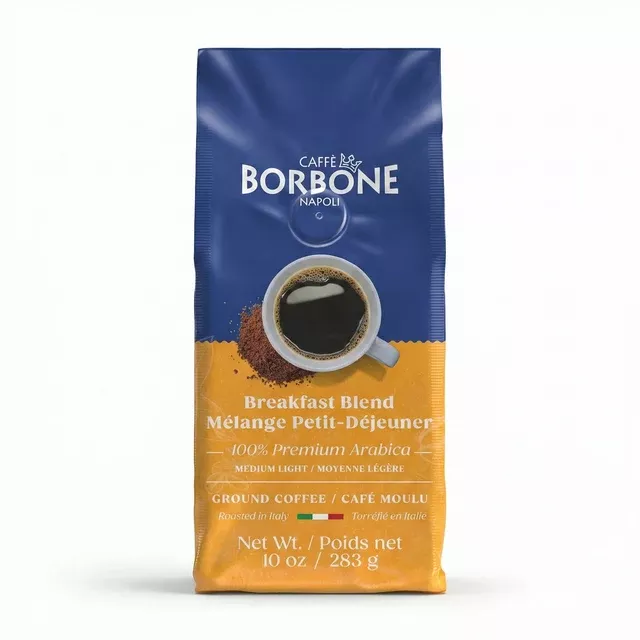 Caffe Borbone - Breakfast Blend - Ground Espresso - 10oz (283.5g)