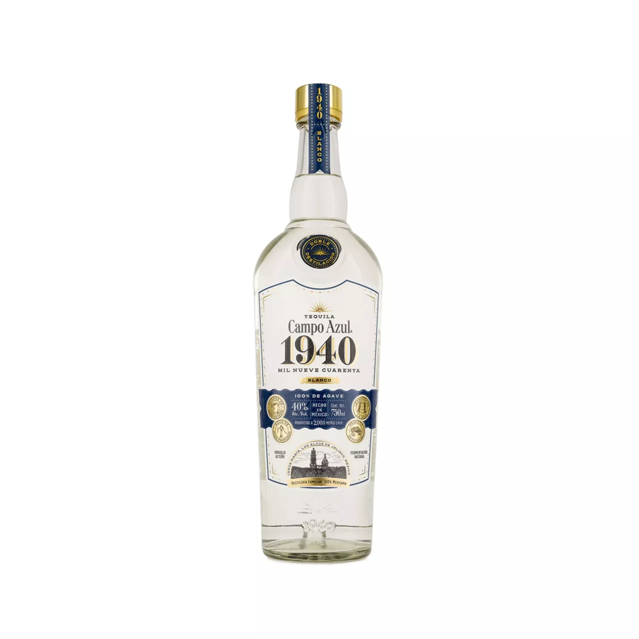 CAMPO AZUL 1940 TEQUILA BLANCO 750ml