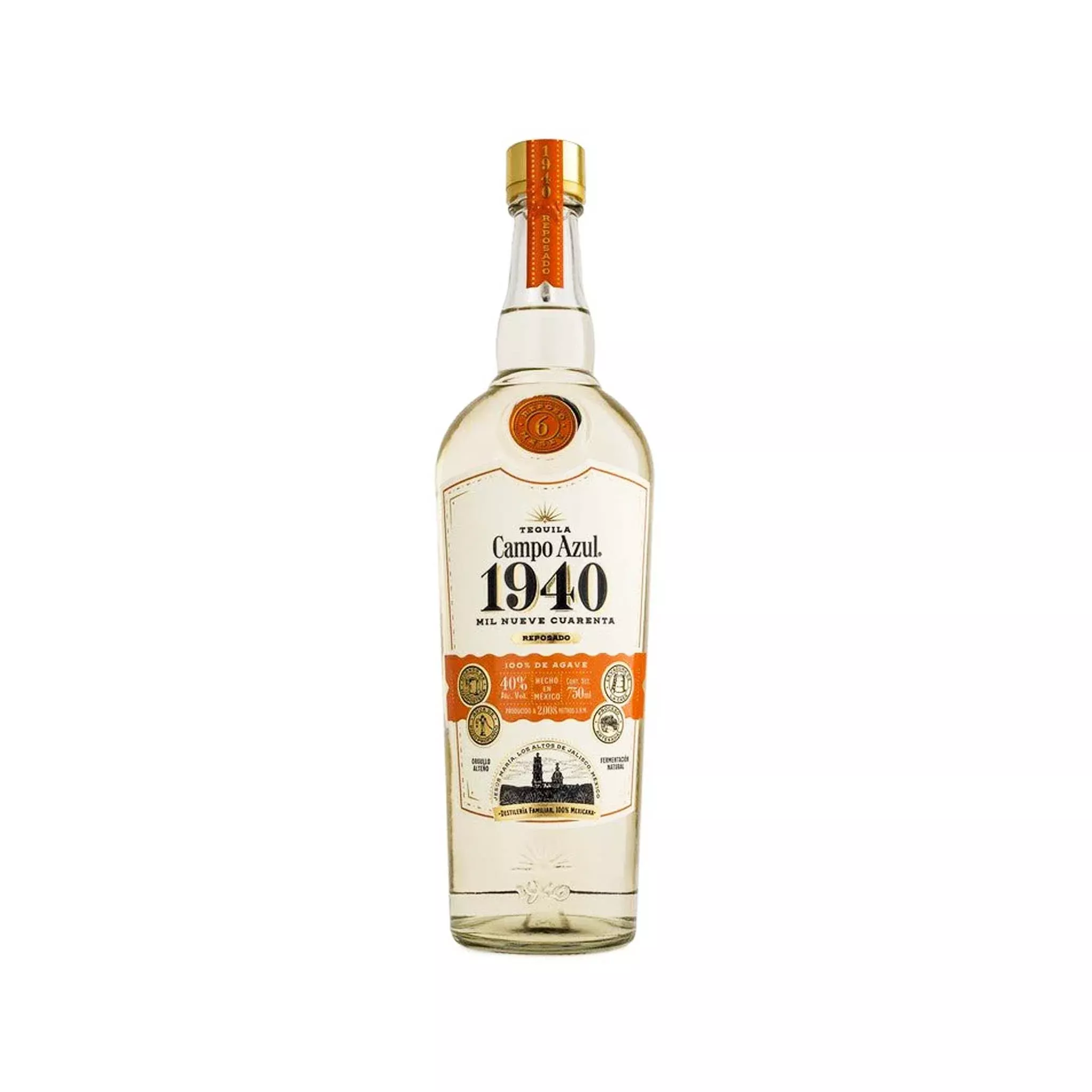 CAMPO AZUL 1940 TEQUILA REPOSADO 750ml