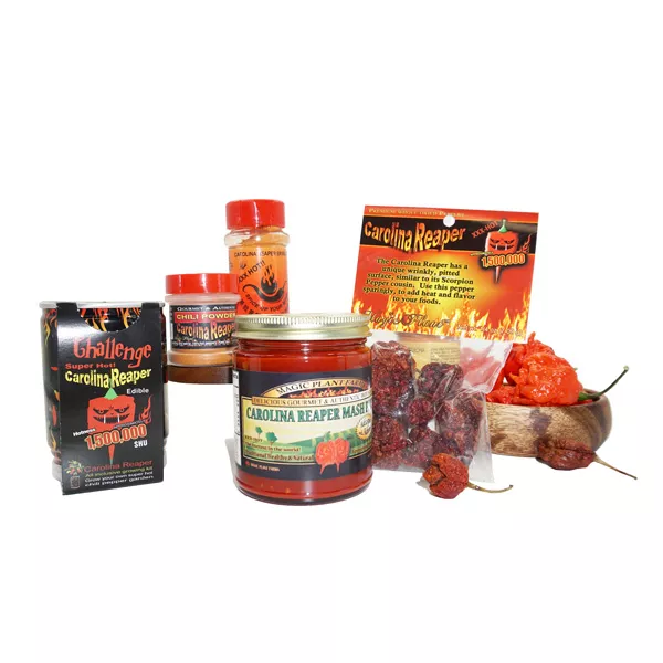 Carolina Reaper Collection - Deluxe Gift Set Of the Hottest Pepper In The World