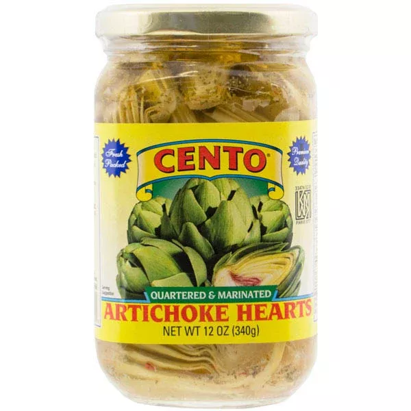 Cento Quartered & Marinated Artichoke Hearts, 12 oz