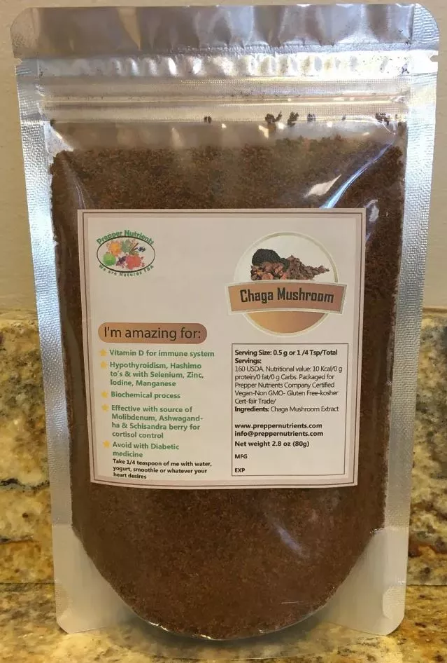 Chaga Mushroom Powder 2.8oz