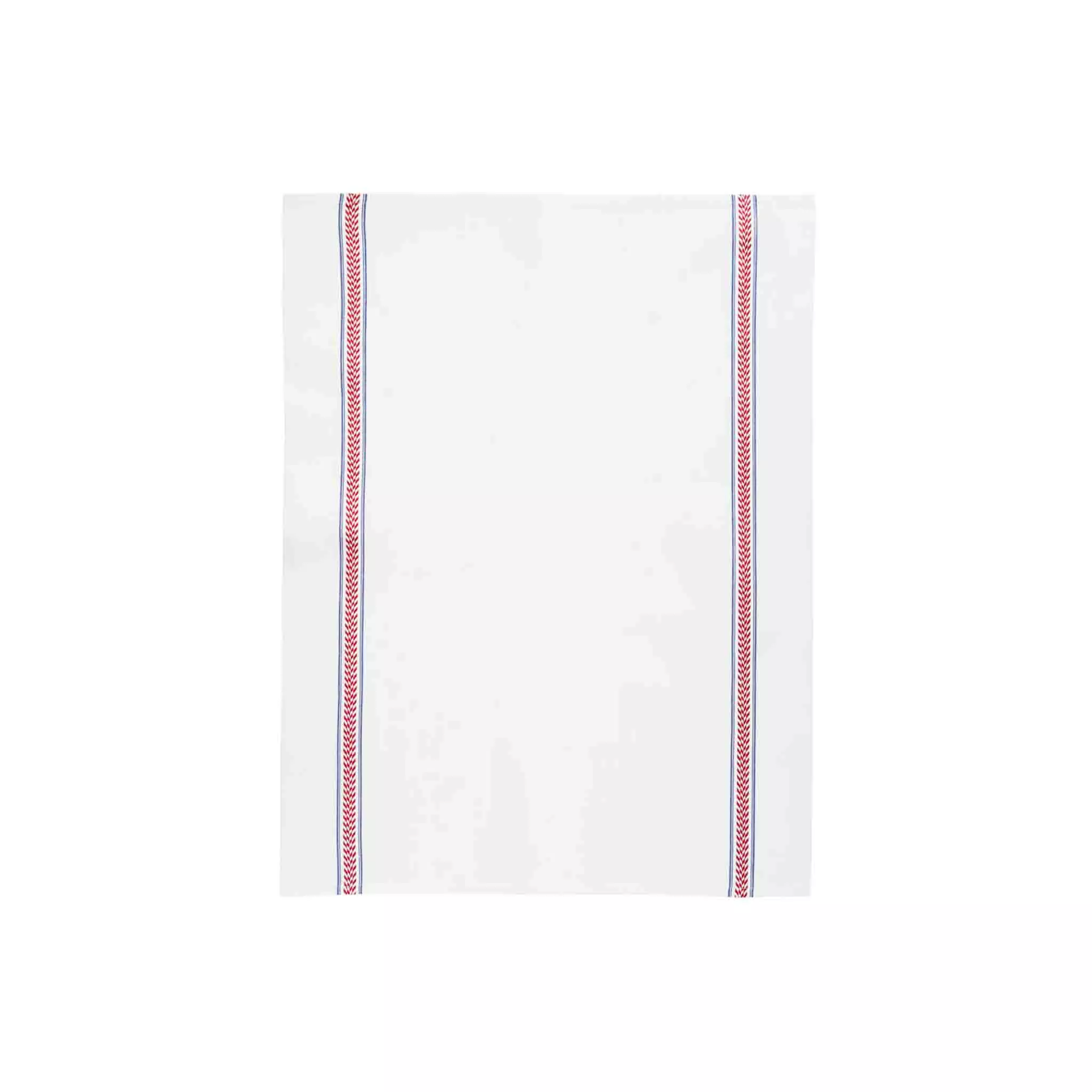 CHARVET EDITIONS EPI TEA TOWEL - WHITE/RED