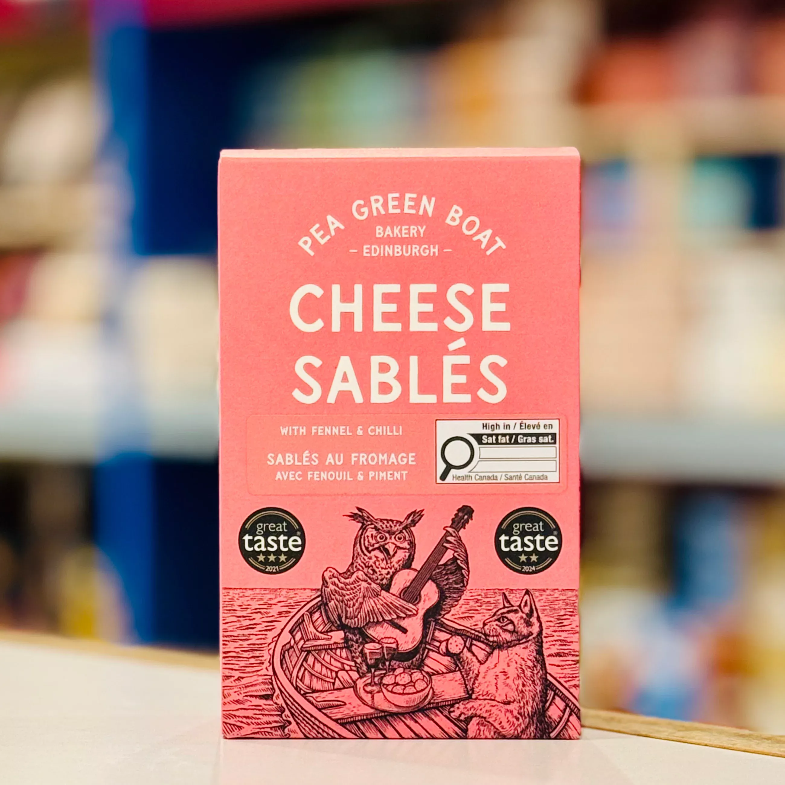 Cheese Sablés w/ Fennel & Chilli