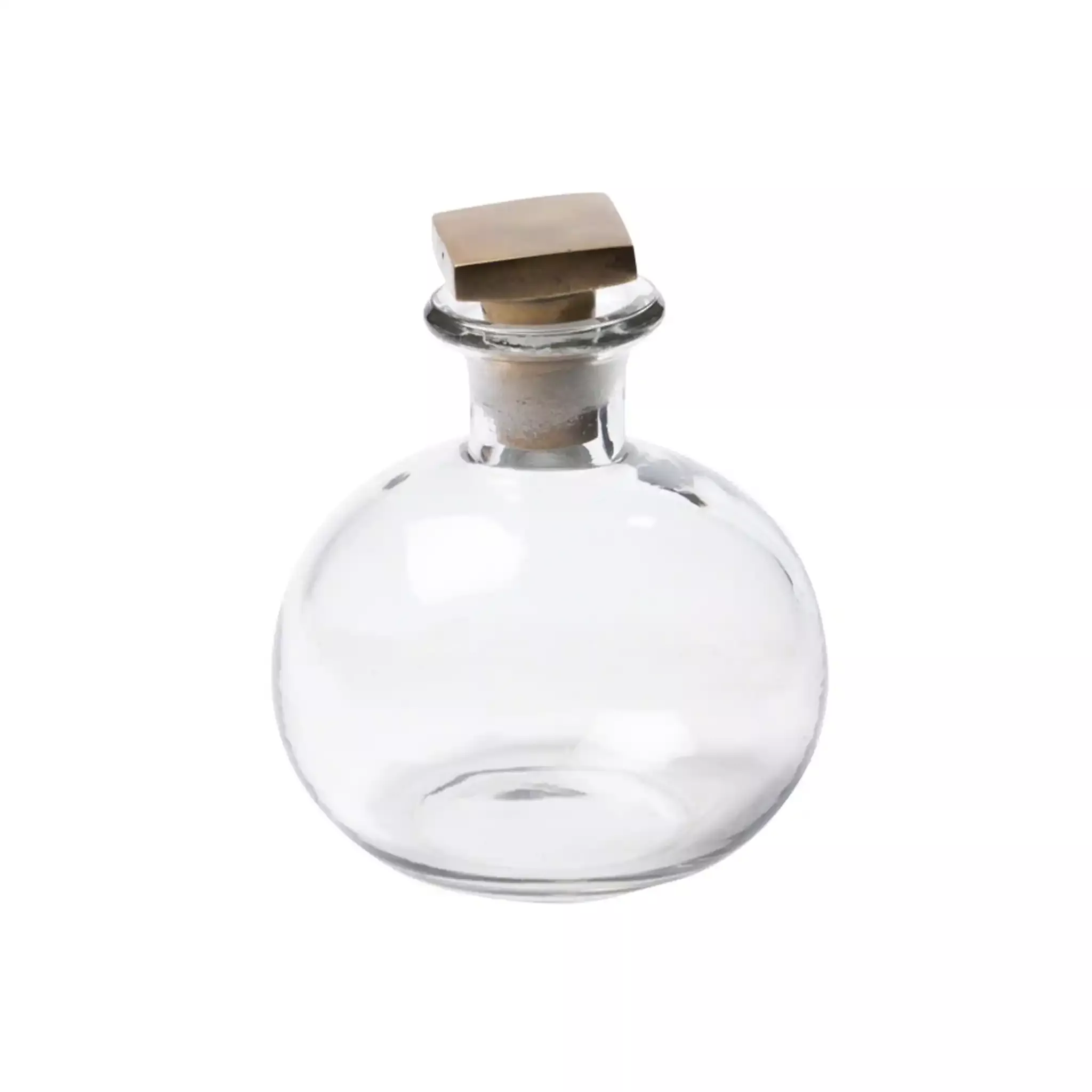 CHEHOMA ROUND CARAFE WITH SQUARE STOPPER