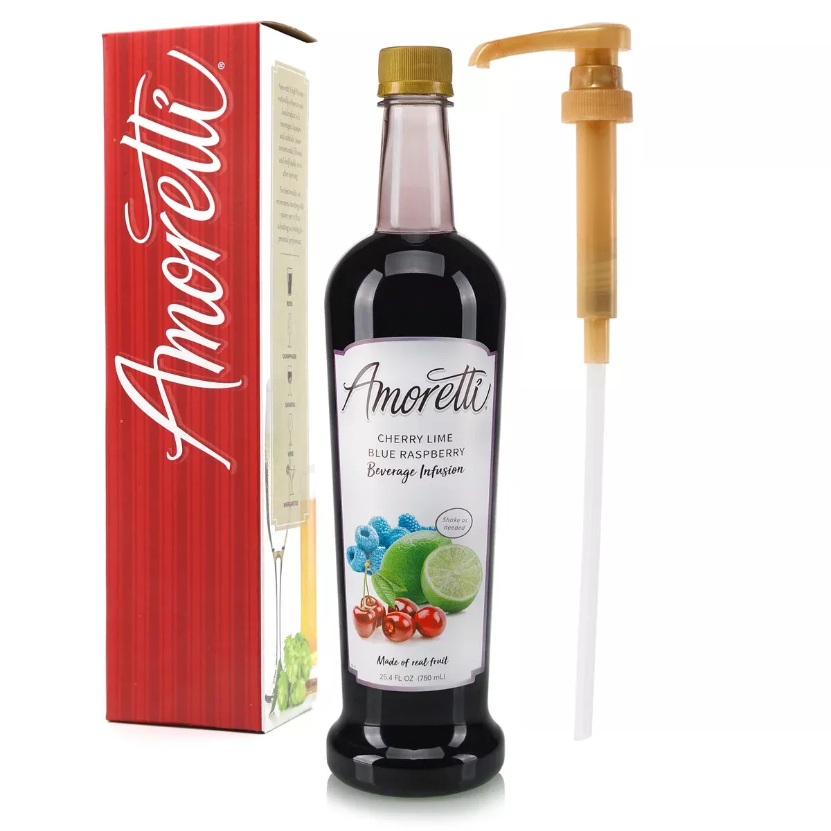 Cherry Lime Blue Raspberry Beverage Infusion