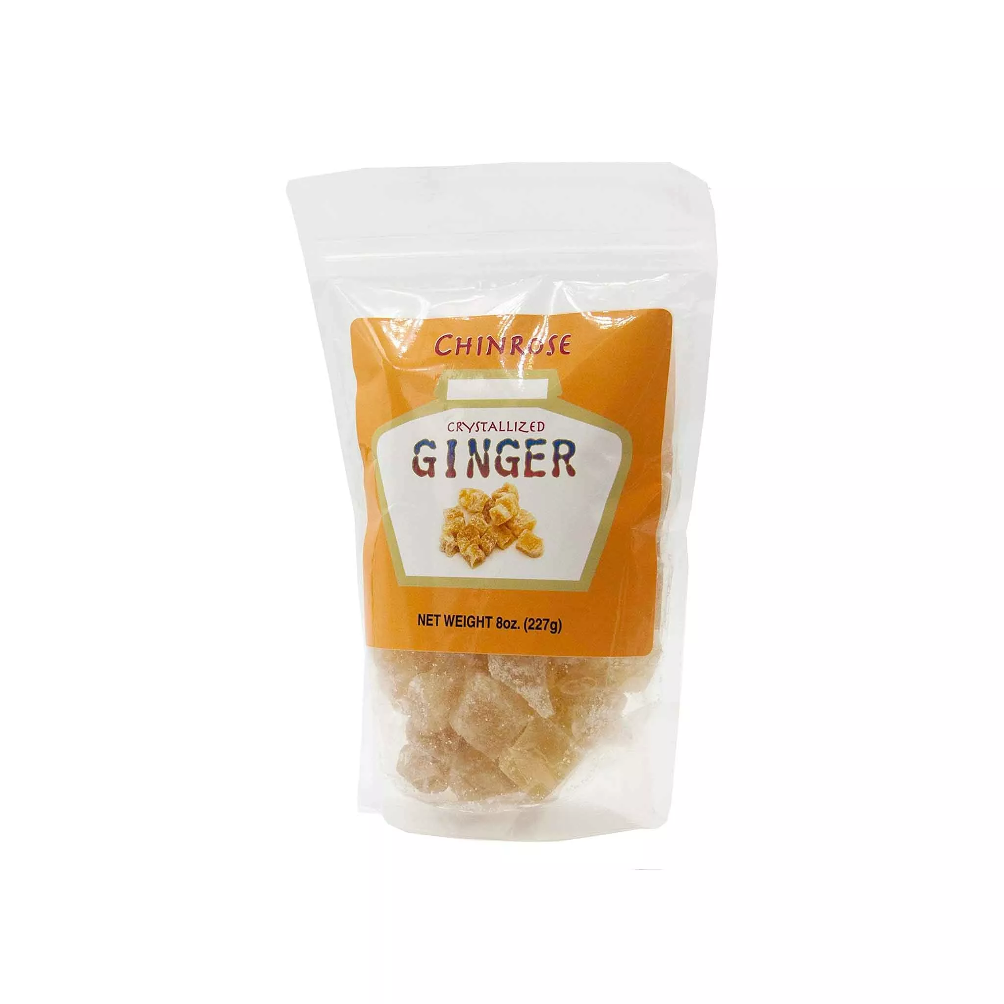 CHINROSE CRYSTALLIZED GINGER CUBES 8oz