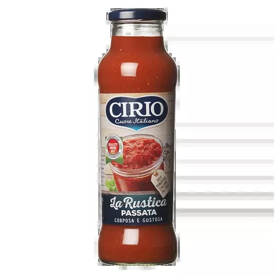 Cirio Crushed Tomatoes, Passata Rustica, 24 oz | 690g