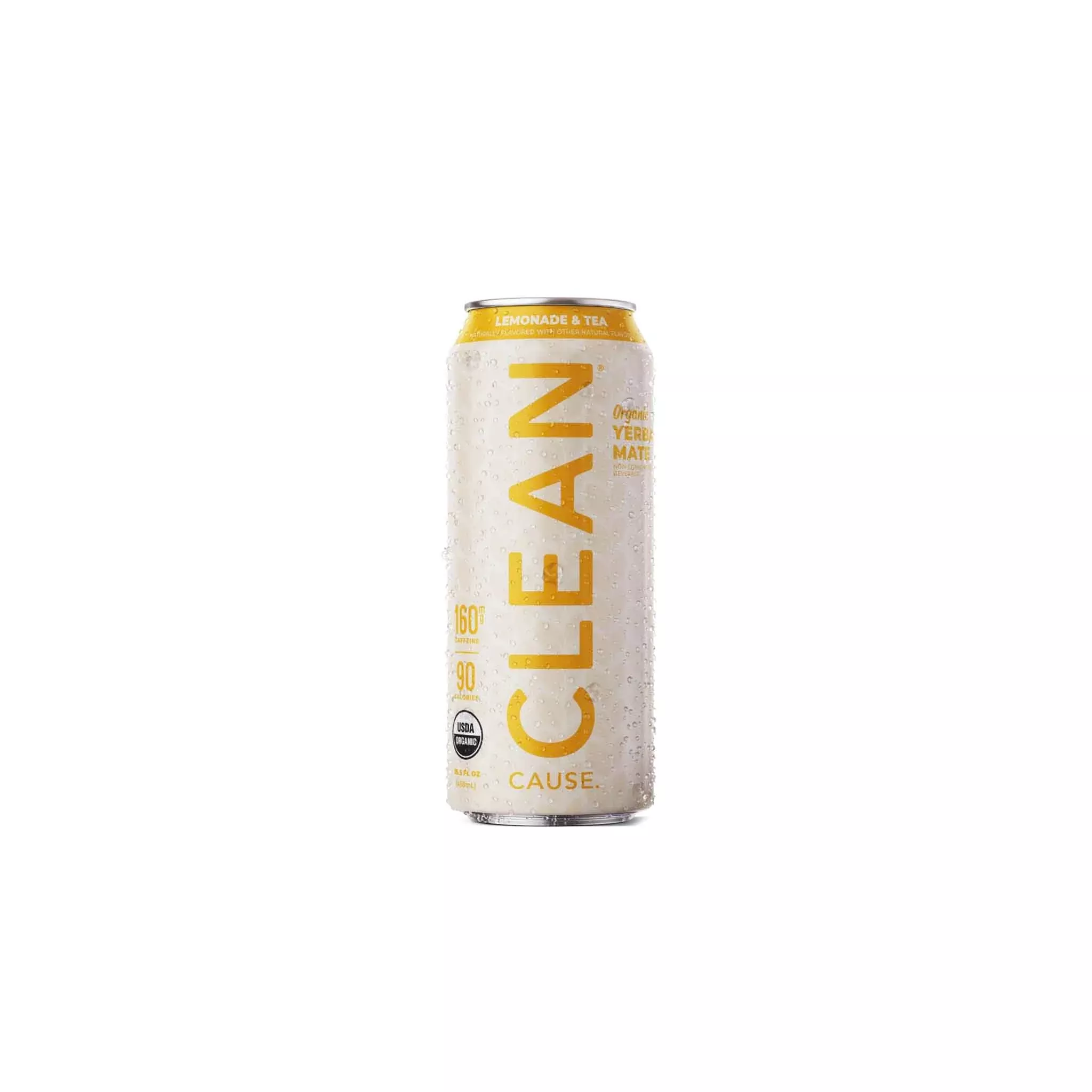 CLEAN CAUSE ORG YERBA MATE LEMONADE & TEA 15.5OZ