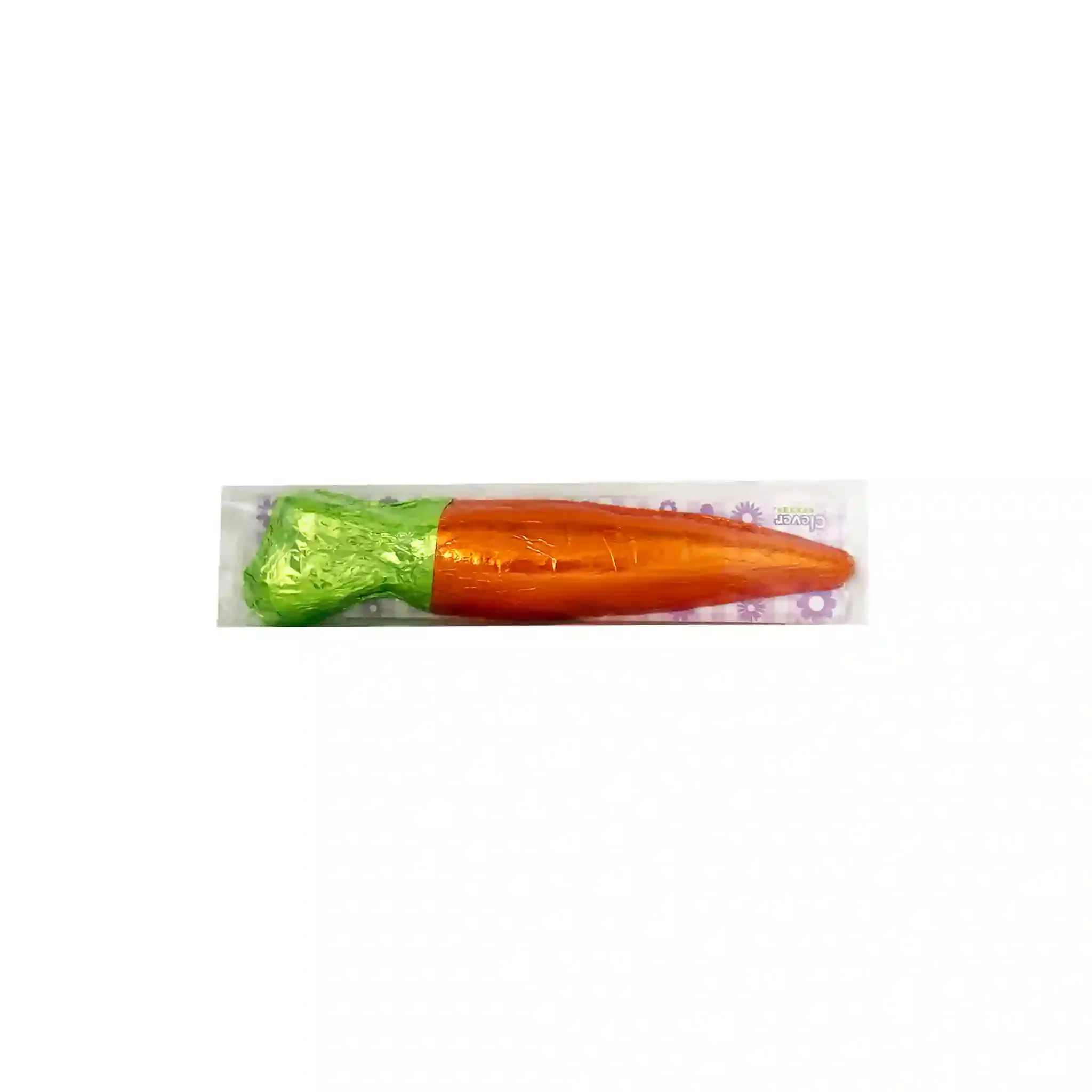 CLEVER CANDY CARROT SHAPED SOLID MILK CHOCOLATE 85g