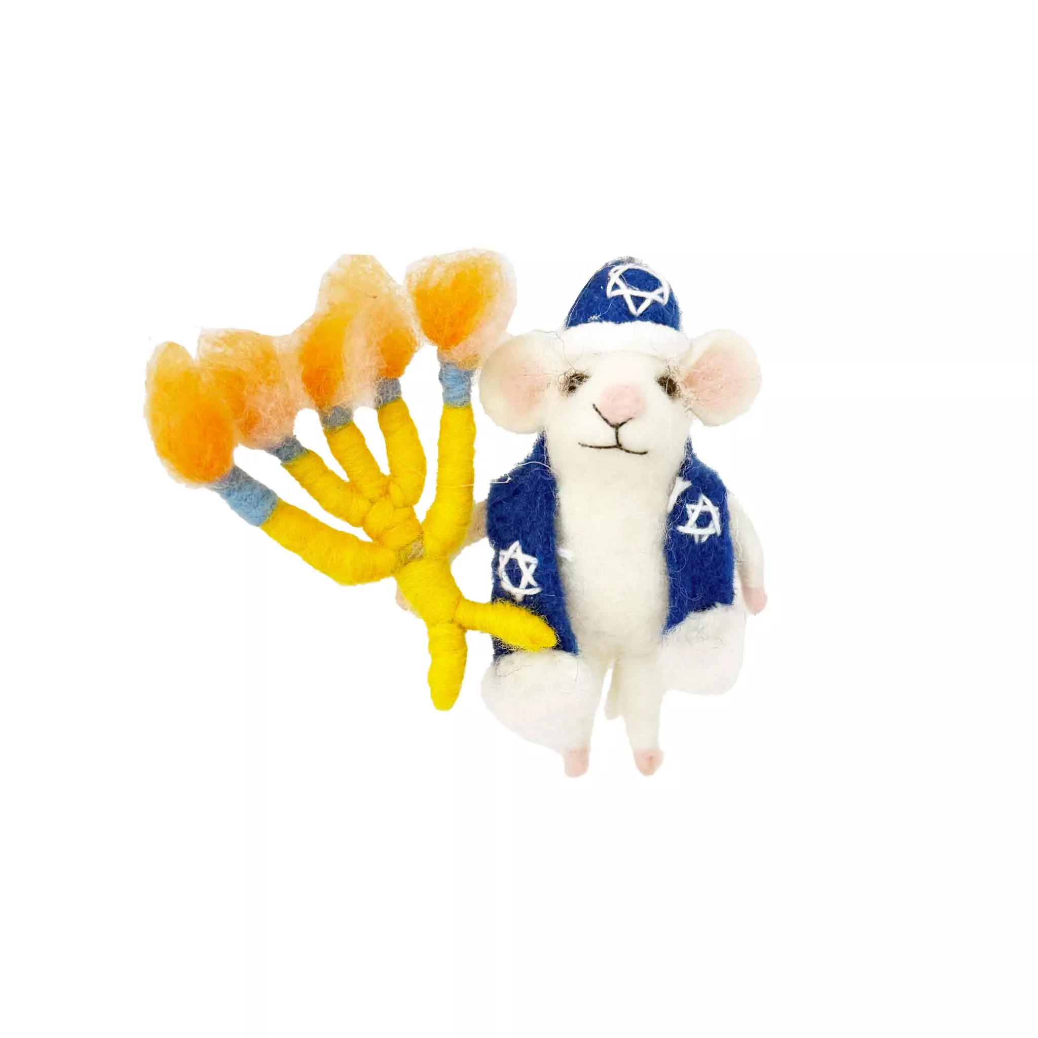 CODY FOSTER HAPPY HANUKKAH MOUSE ORNAMENT