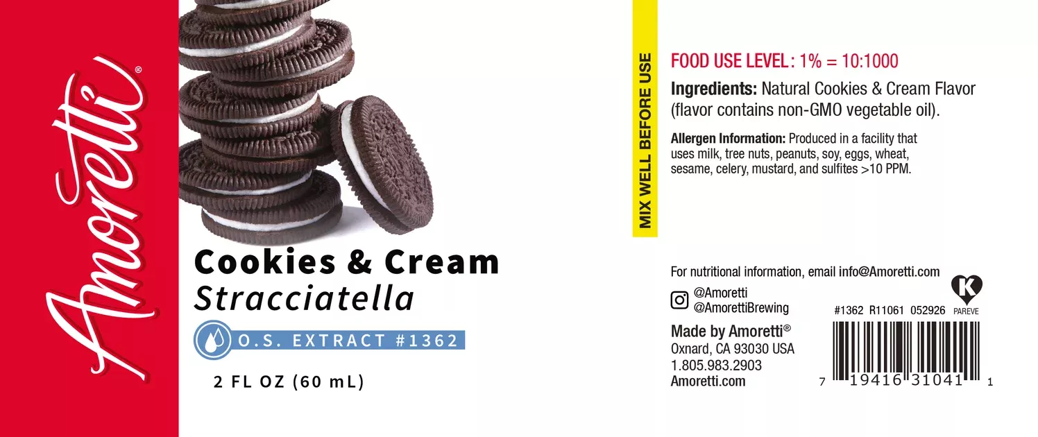 Cookies & Cream "Stracciatella" Extract Oil Soluble
