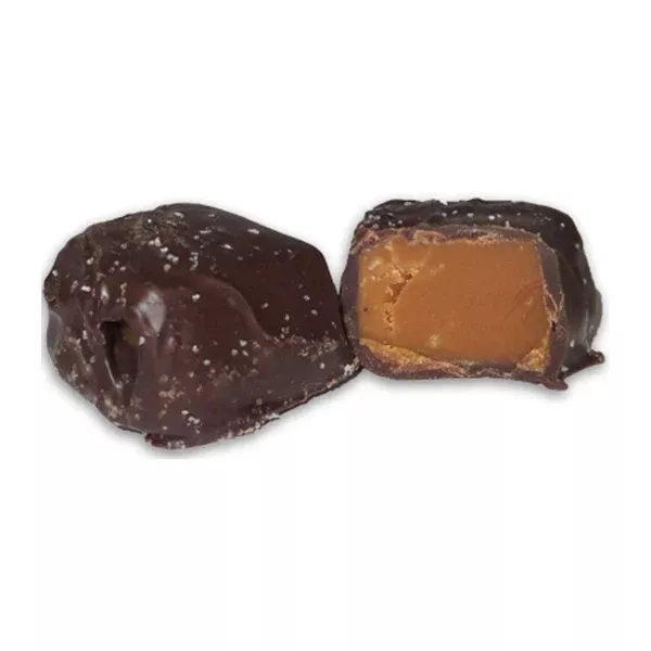 Dark Chocolate Sea Salt Vanilla Caramels