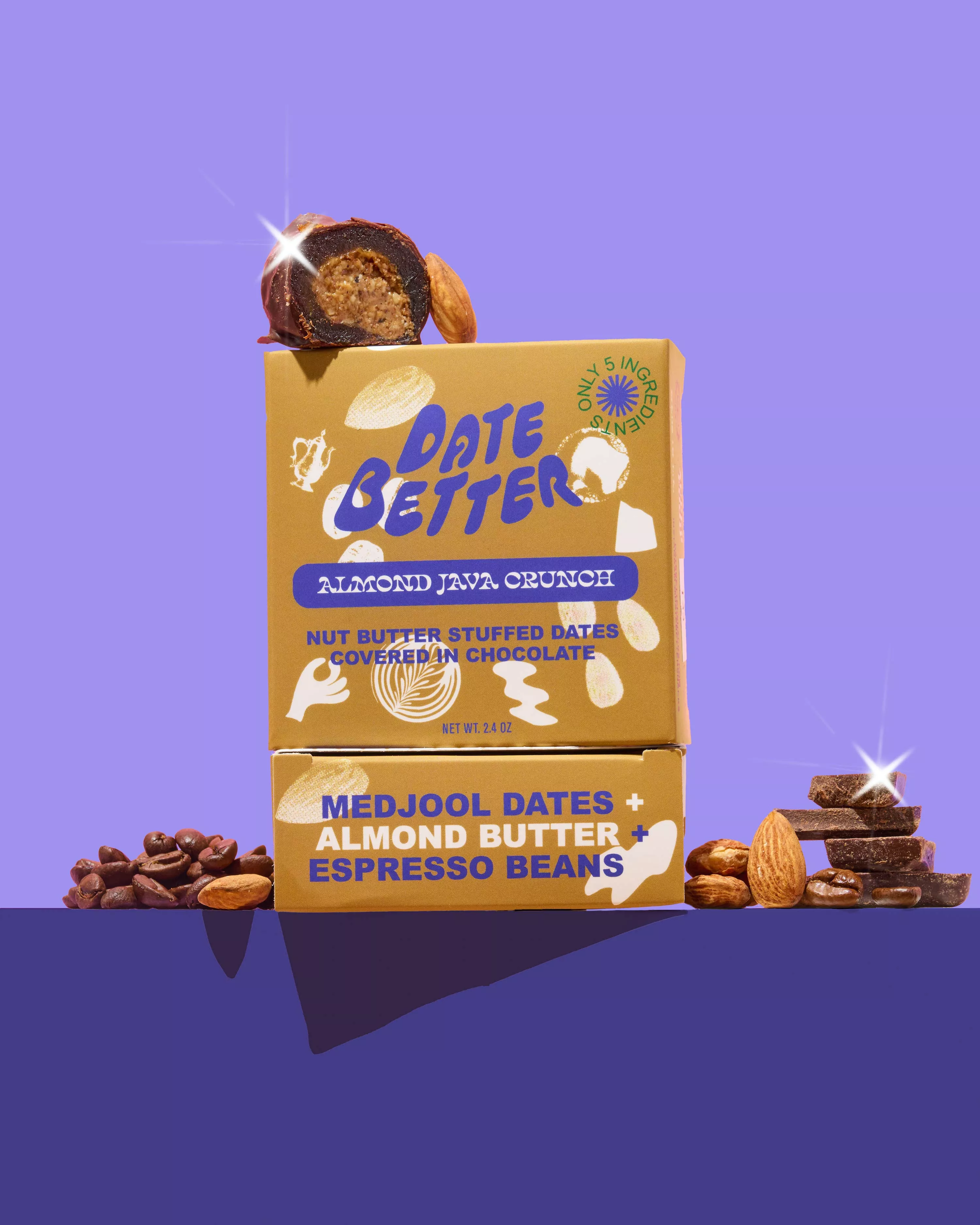 Date Better Snacks - Almond Java Crunch