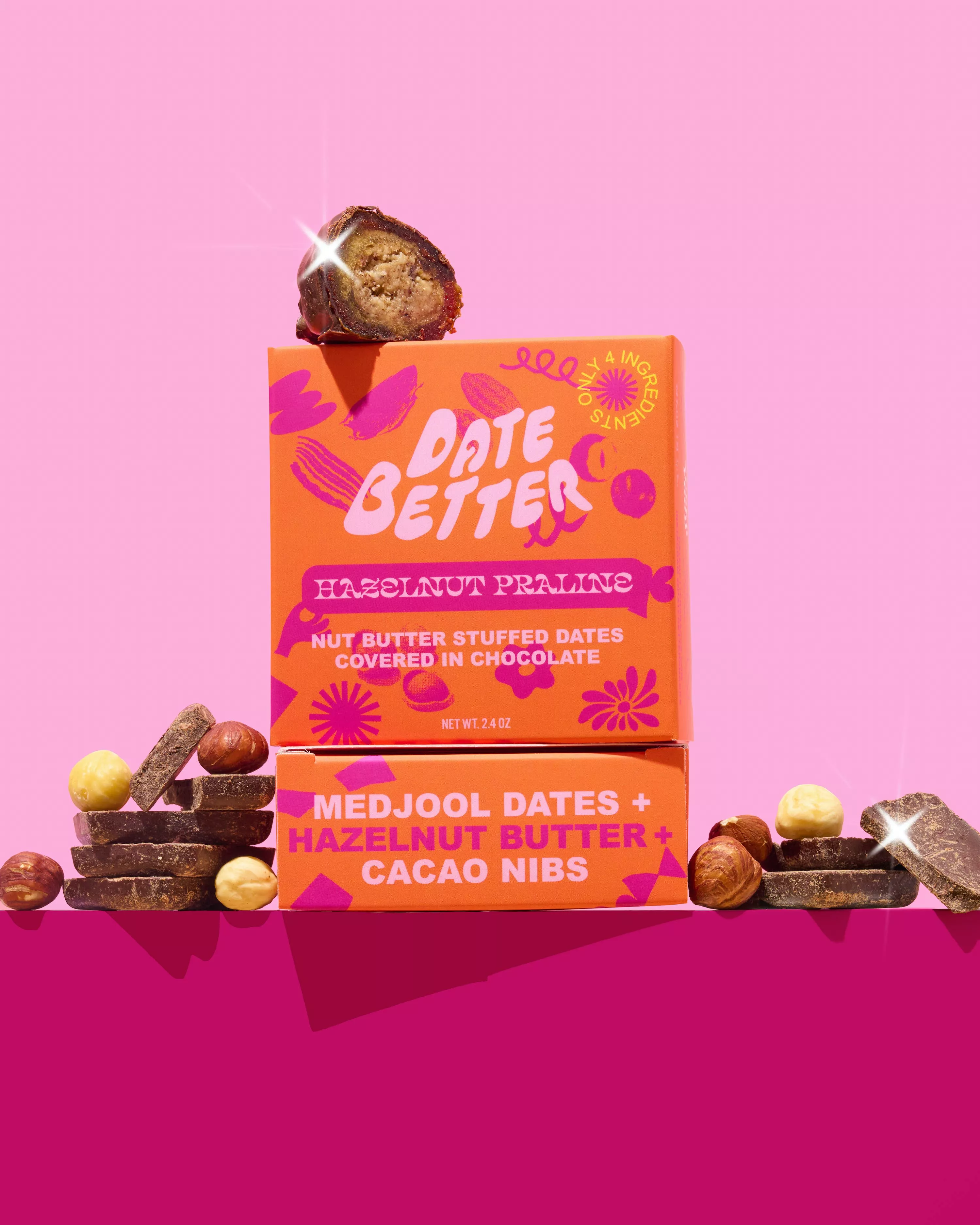 Date Better Snacks - Hazelnut Praline