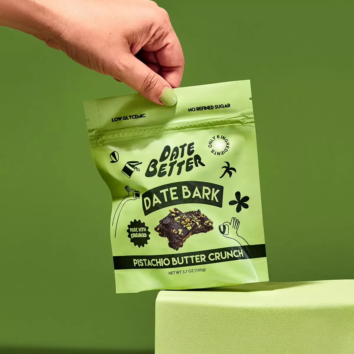 Date Better Snacks - Pistachio Date Bark