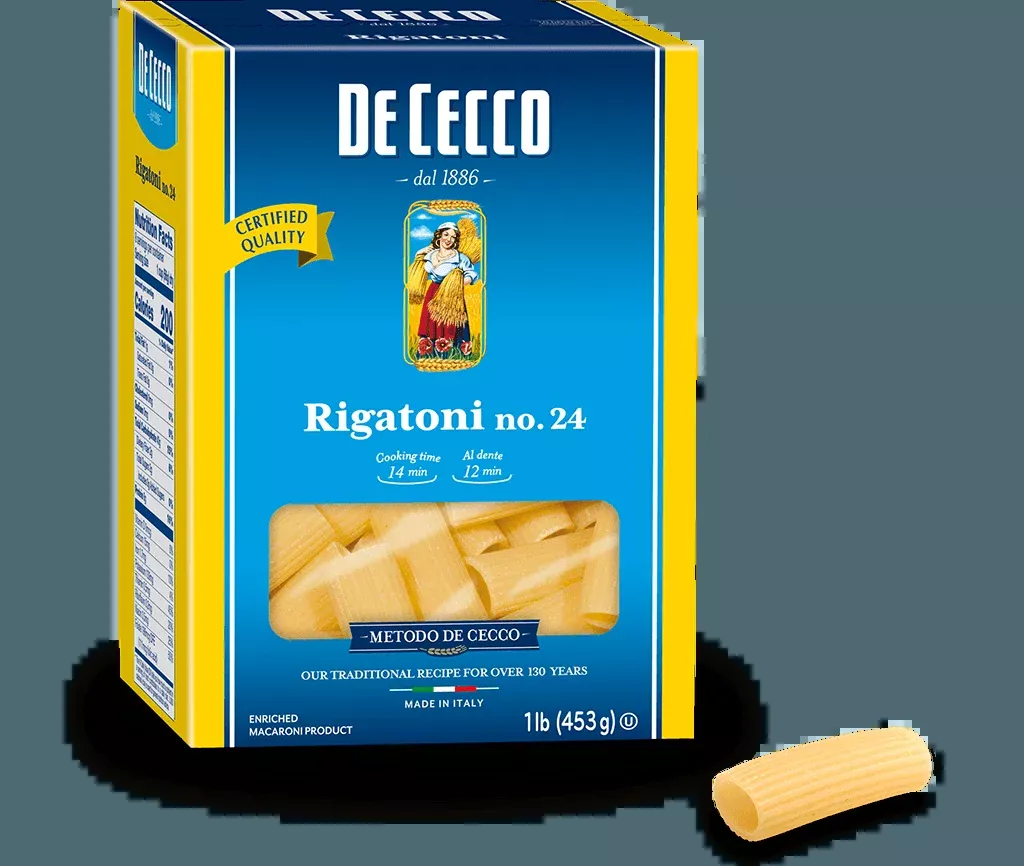 De Cecco Rigatoni, #24, 1 lb | 453g