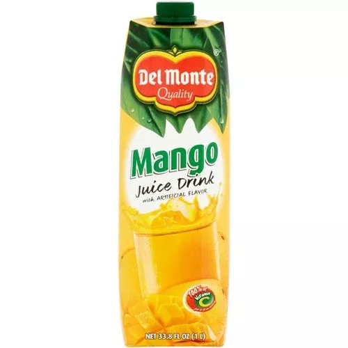 Del Monte Quality - Mango Juice Drink with Artificial Flavor - 1 Liter