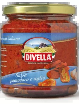 Divella Salsa pomodoro e aglio 280g Jar
