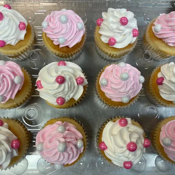 Dozen Cupcakes with Candy Sixlets